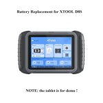 Battery Replacement for XTOOL D8S Diagnostic Scan Tool